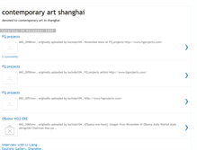 Tablet Screenshot of contemporaryartshanghai.blogspot.com