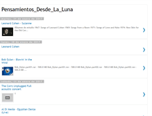 Tablet Screenshot of pensamientosdesdelaluna-pensamientos.blogspot.com