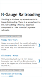 Mobile Screenshot of n-scalerailroading.blogspot.com