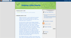 Desktop Screenshot of helpinglittlehearts.blogspot.com