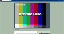 Desktop Screenshot of demediosinfo.blogspot.com