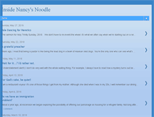 Tablet Screenshot of insidenancysnoodle.blogspot.com