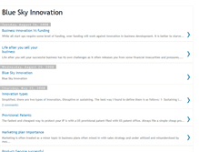Tablet Screenshot of blueskyinnovation.blogspot.com