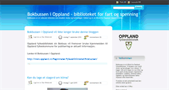 Desktop Screenshot of oppland.blogspot.com