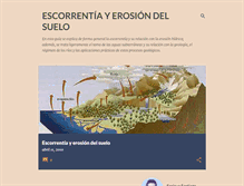 Tablet Screenshot of escorrentiayerosion.blogspot.com