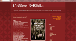 Desktop Screenshot of essereinvisibile.blogspot.com