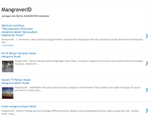 Tablet Screenshot of mangroverindonesia.blogspot.com