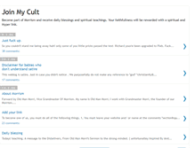 Tablet Screenshot of joinacult.blogspot.com