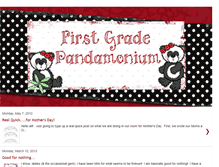 Tablet Screenshot of firstgradepandamonium.blogspot.com