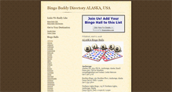 Desktop Screenshot of bingodirectoryalaska.blogspot.com