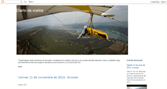 Desktop Screenshot of diariodevuelos.blogspot.com