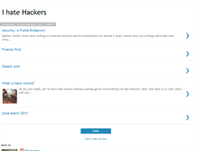 Tablet Screenshot of ihatehacker.blogspot.com