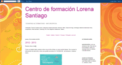 Desktop Screenshot of centrodeformacionlorenasantiago.blogspot.com