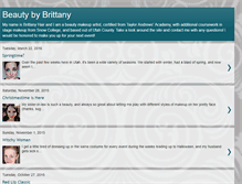 Tablet Screenshot of beautybybrittany09.blogspot.com