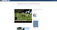 Desktop Screenshot of cyberdivalivesl.blogspot.com
