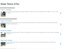 Tablet Screenshot of ghosttowns4fun.blogspot.com