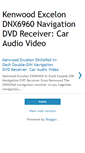 Mobile Screenshot of aa-kenwood-dnx6960.blogspot.com