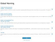 Tablet Screenshot of globewarming.blogspot.com