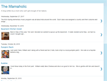 Tablet Screenshot of mamaholic.blogspot.com
