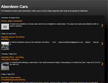 Tablet Screenshot of aberdeencars.blogspot.com