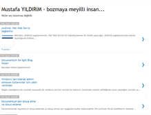 Tablet Screenshot of mustafa-yildirim.blogspot.com