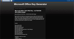 Desktop Screenshot of microsoftofficekey.blogspot.com