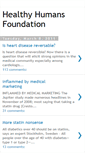 Mobile Screenshot of healthyhumansfoundation.blogspot.com
