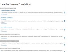 Tablet Screenshot of healthyhumansfoundation.blogspot.com