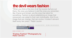 Desktop Screenshot of devilwearsfashion.blogspot.com