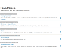 Tablet Screenshot of hijabulhareem.blogspot.com