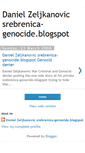 Mobile Screenshot of daniel-zeljkanovic-srebrenica-genocid.blogspot.com