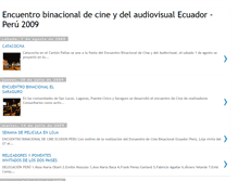 Tablet Screenshot of encuentrobinacionaldecine.blogspot.com