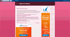 Desktop Screenshot of bellaartgallery.blogspot.com