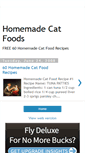 Mobile Screenshot of homemadecatfoods.blogspot.com