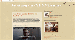 Desktop Screenshot of fantasyaupetitdejeuner.blogspot.com