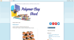 Desktop Screenshot of polymerclayshed.blogspot.com