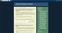 Desktop Screenshot of derechofinancieroybursatil.blogspot.com