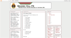 Desktop Screenshot of beaconhillfc.blogspot.com