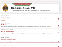 Tablet Screenshot of beaconhillfc.blogspot.com