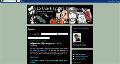 Desktop Screenshot of loquehayparadecir.blogspot.com