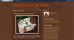 Desktop Screenshot of correr-a-favor-do-tempo.blogspot.com