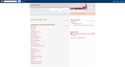Desktop Screenshot of ground-zero-911.blogspot.com