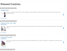 Tablet Screenshot of poisonedcreations.blogspot.com