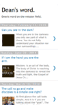 Mobile Screenshot of deansword.blogspot.com