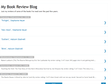Tablet Screenshot of mybookreviewblog.blogspot.com