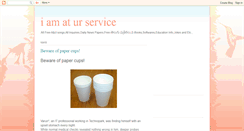 Desktop Screenshot of iamaturservice.blogspot.com