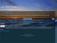 Tablet Screenshot of i-iz-a-writer.blogspot.com