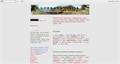 Desktop Screenshot of gorramenditik.blogspot.com