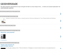 Tablet Screenshot of geodiversidade.blogspot.com