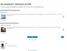 Tablet Screenshot of amateursventuresonlife.blogspot.com